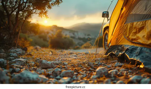 Camping in the great outdoors: a fun activity enjoyed by people of all ages