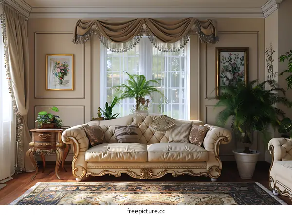 European-style living room