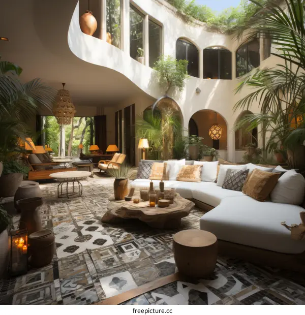 Modern Bohemian Living Room