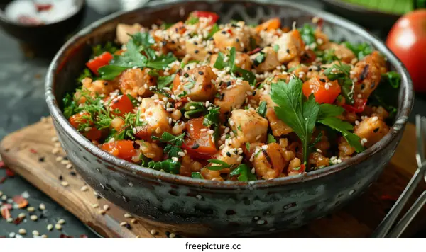 Delicious and healthy food photography