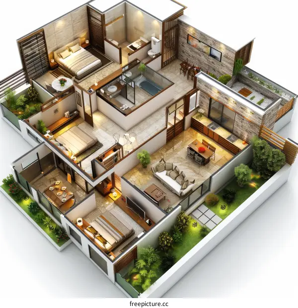 Modern House Floor Plan Design