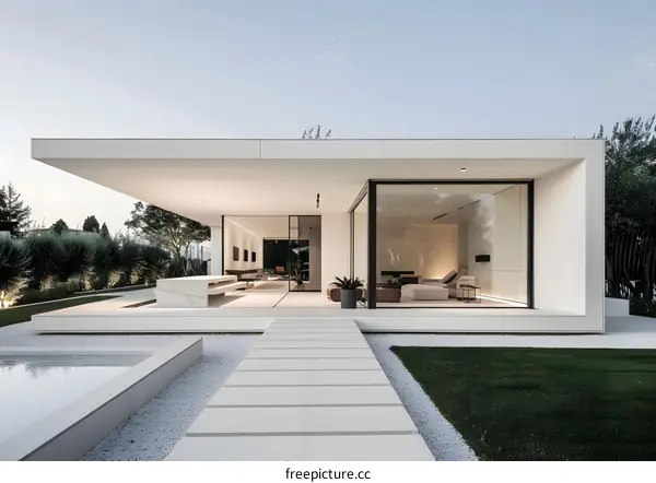 Modern Minimalist Architecture House Exterior Design