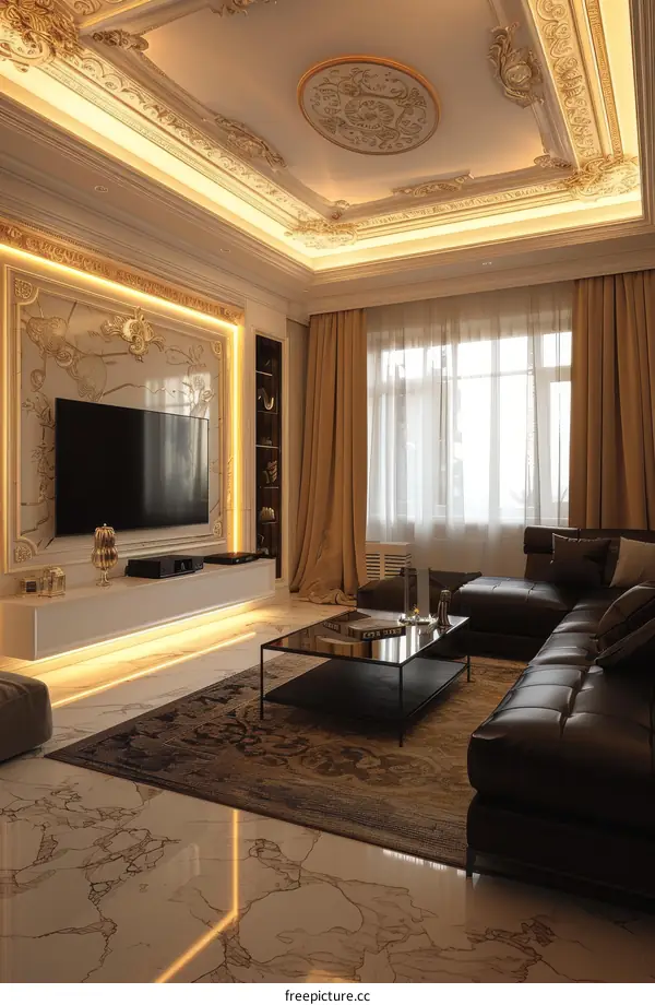 Modern Living Room Design with Stylish Interior