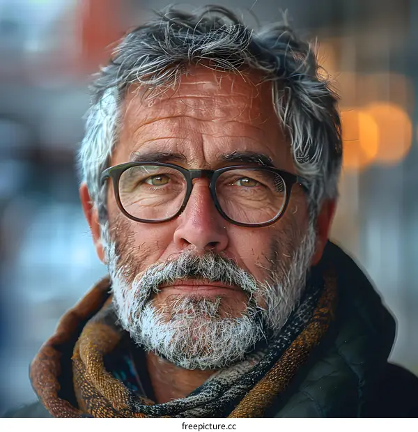 Portrait of a Man with a Gray Beard