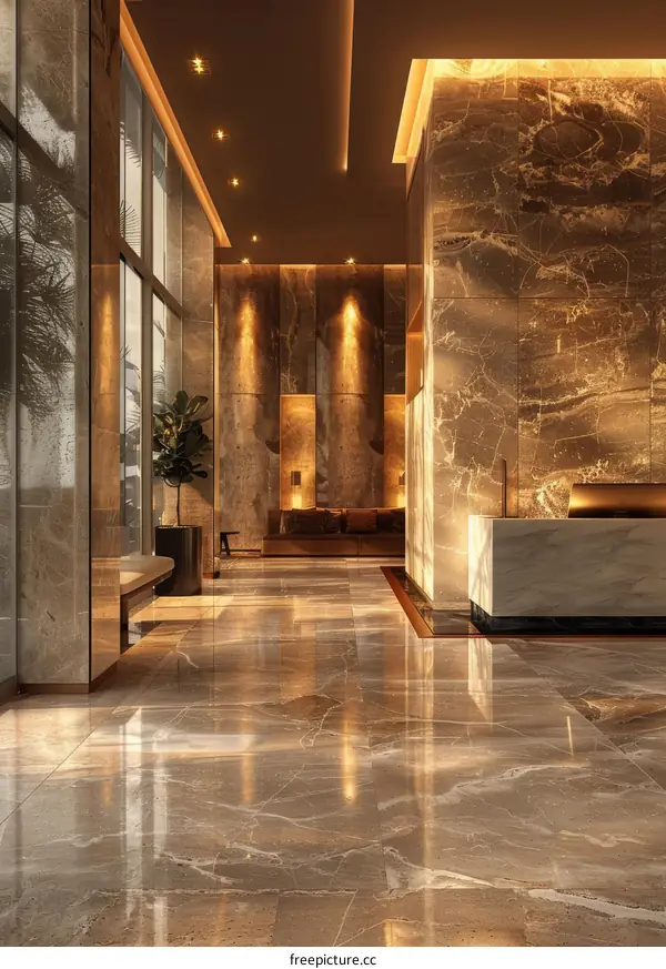 Luxury Hotel Lobby Interior Design