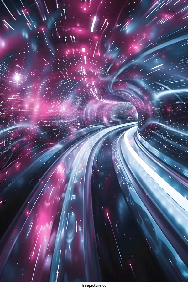 Interstellar travel through a wormhole