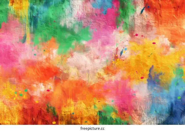 Colorful Abstract Painting Background