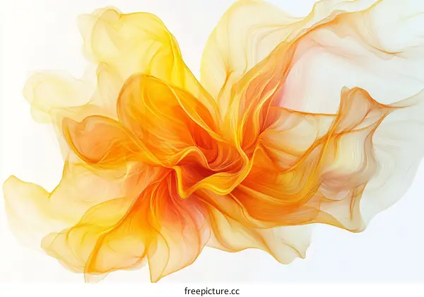 Abstract Flowing Fabric Design