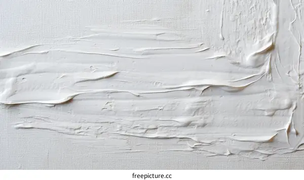 White Oil Canvas Texture Background for Painting