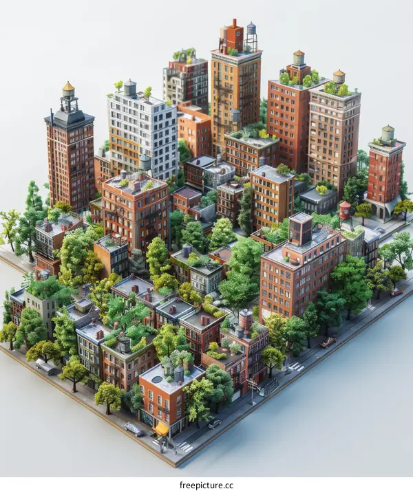 Urban Oasis: A City Filled with Greenery