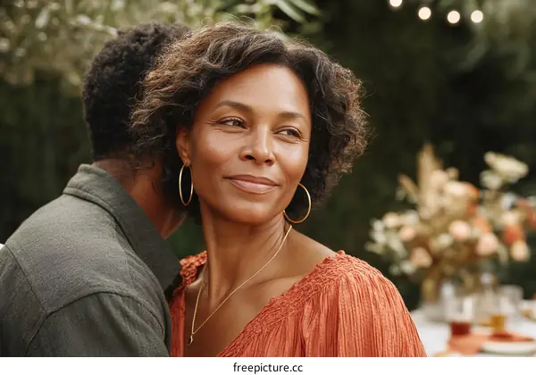 Affectionate Couple Outdoor Portrait