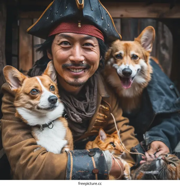 A Pirate and His Pets