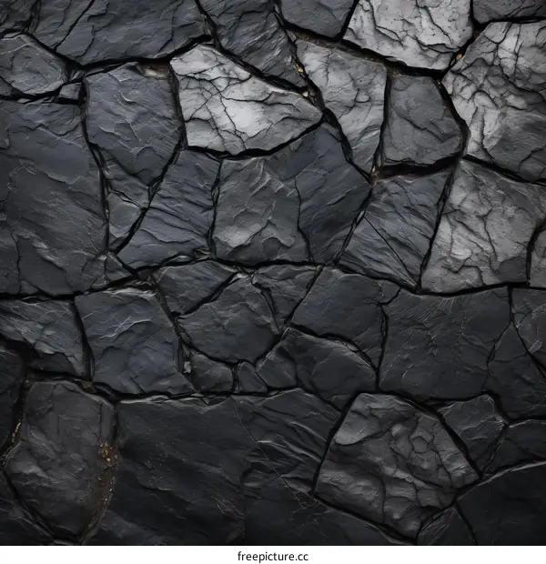 Black slate texture background