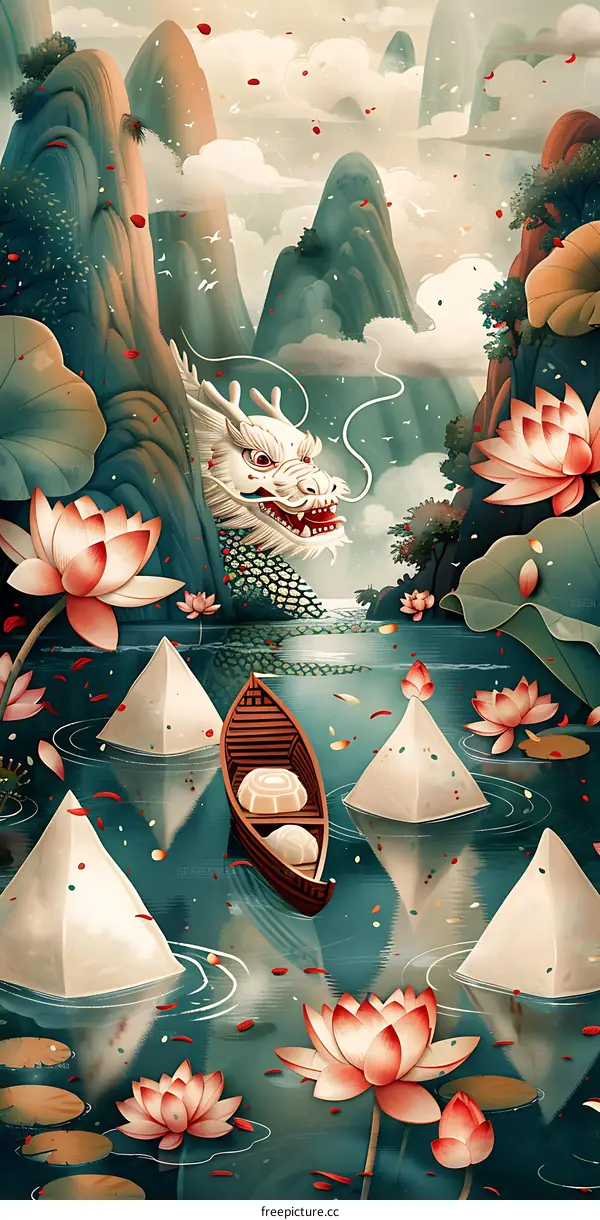 Dragon Boat Festival Scene