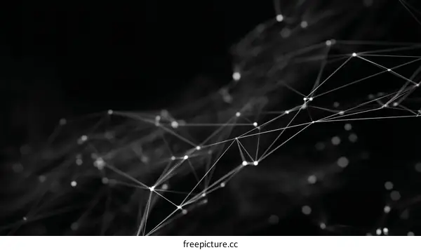 Abstract Network Design Illustration