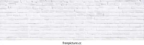 Simple Whitewashed Brick Wall Background