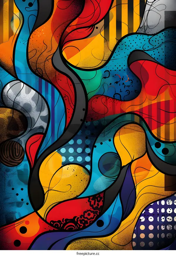 Colorful geometric pattern