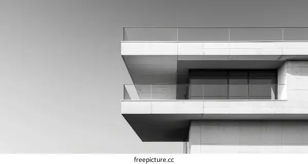 Modern Apartment Balcony with Stunning City Views