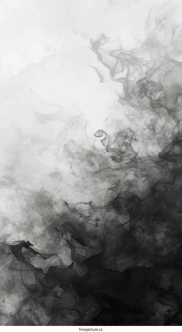 Black and white smoke background