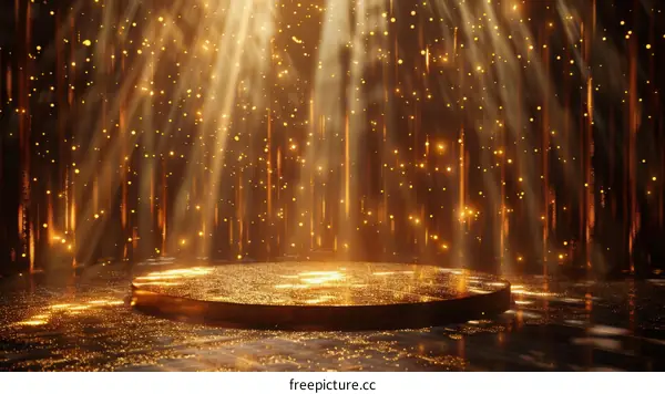 Golden Particles Stage