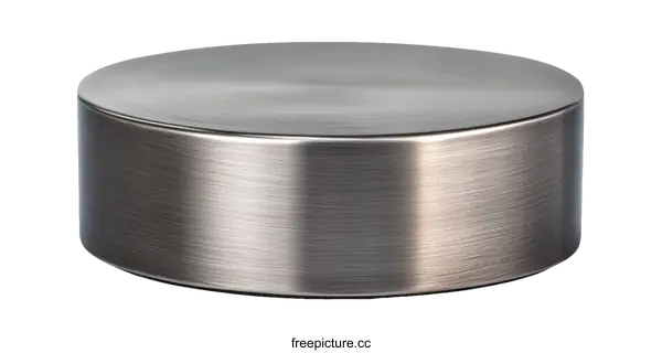 [Transparent Background PNG]Modern Brushed Metal Round Disc