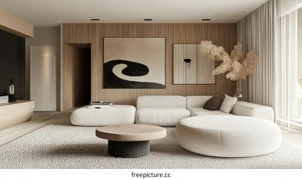 Modern Minimalist Living Room Interior Design