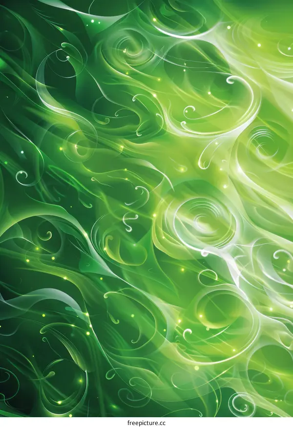 White Flowers Growing in Nature with Green Leaves