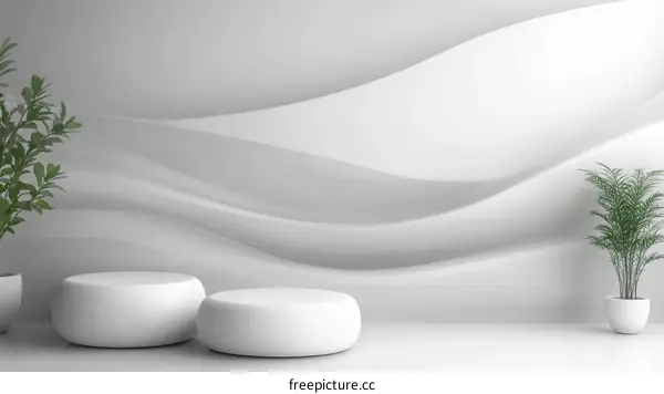 Modern Minimalist White Product Showcase