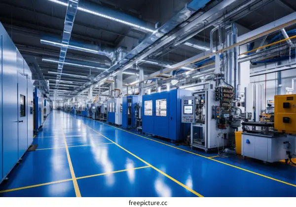 factory workshop production line equipment