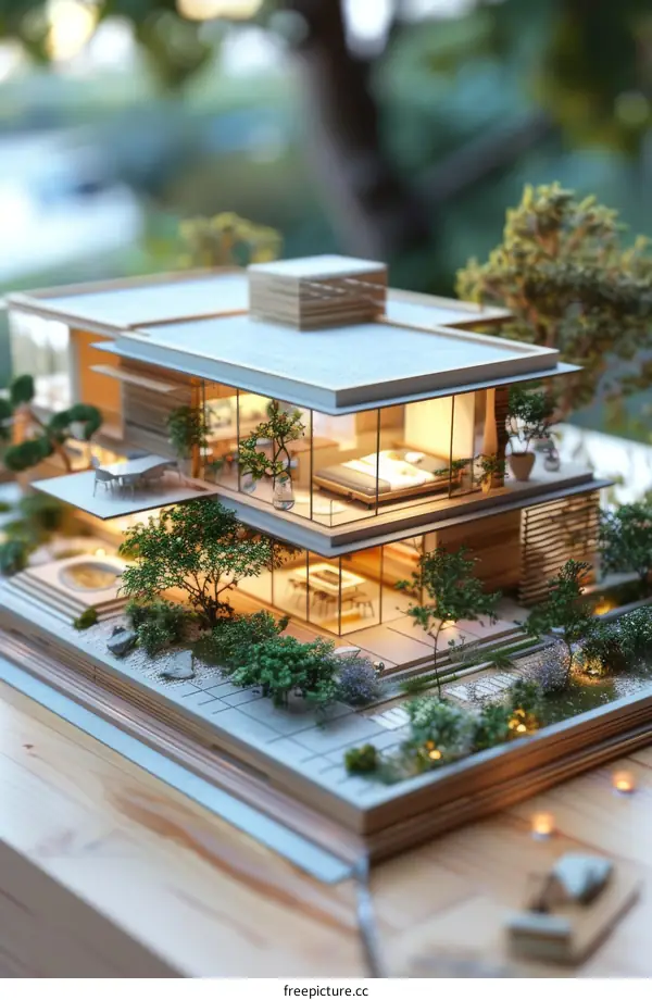 Realistic Architectural Design Model for Buildings
