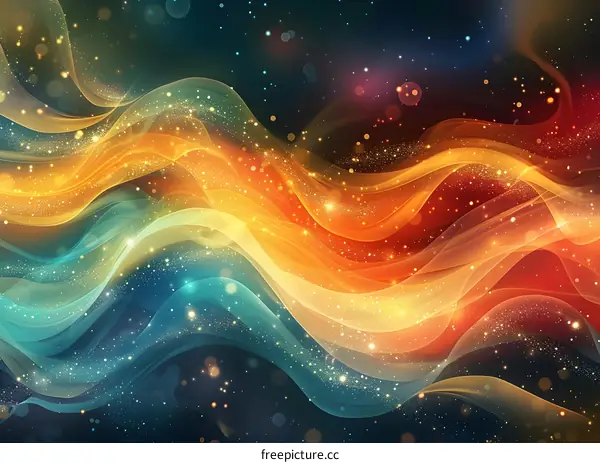 Colorful Light Waves