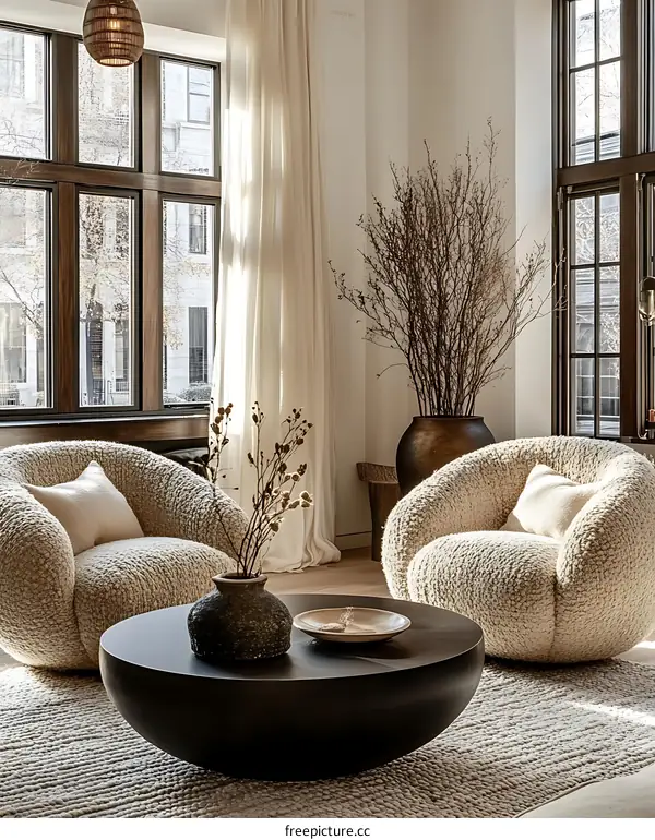 Modern Minimalist Living Room Interior Design