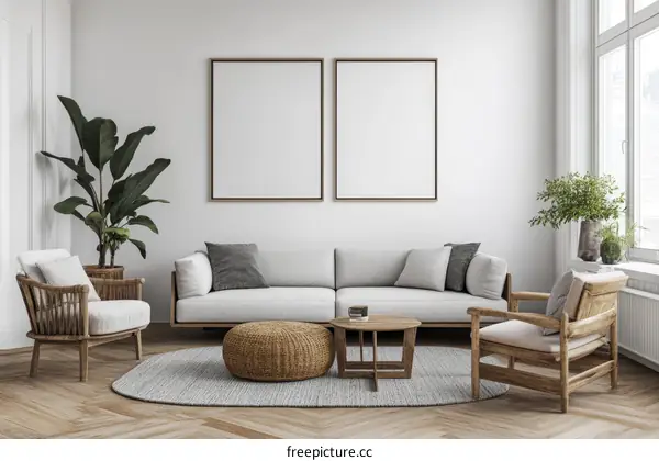 Modern Minimalist Living Room Interior Design