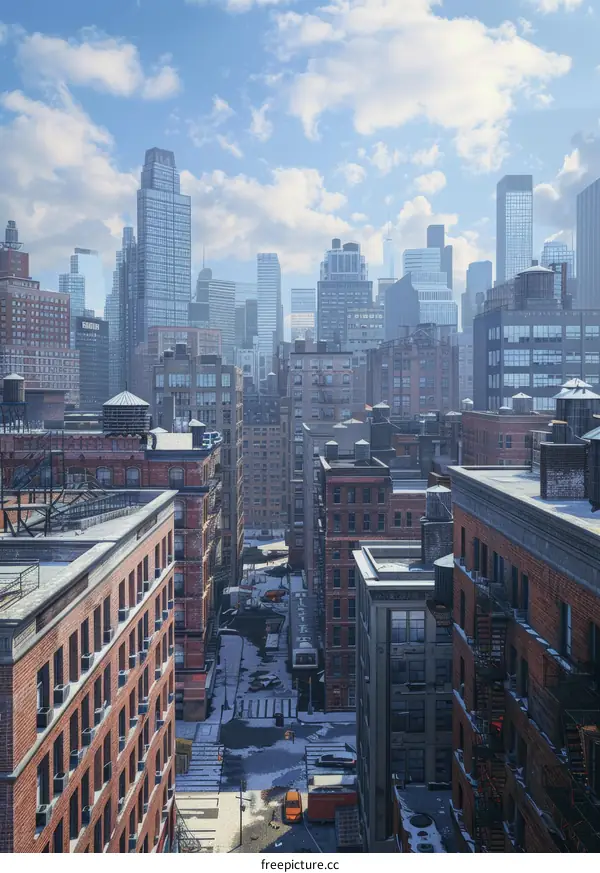 A Winter Day in the City