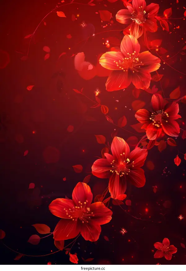 Red flowers