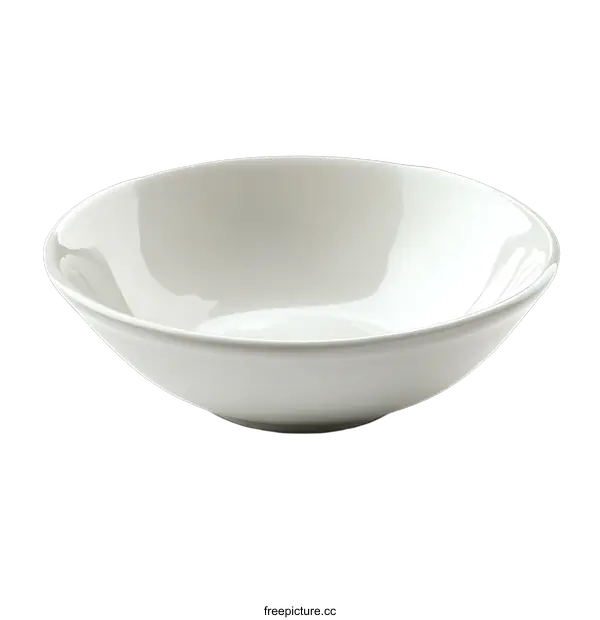 [Transparent Background PNG]White Ceramic Bowl Kitchenware Cooking Dishware