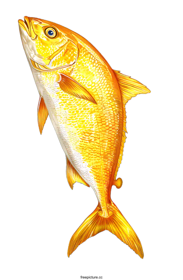 [Transparent Background PNG]Yellowfin Amberjack