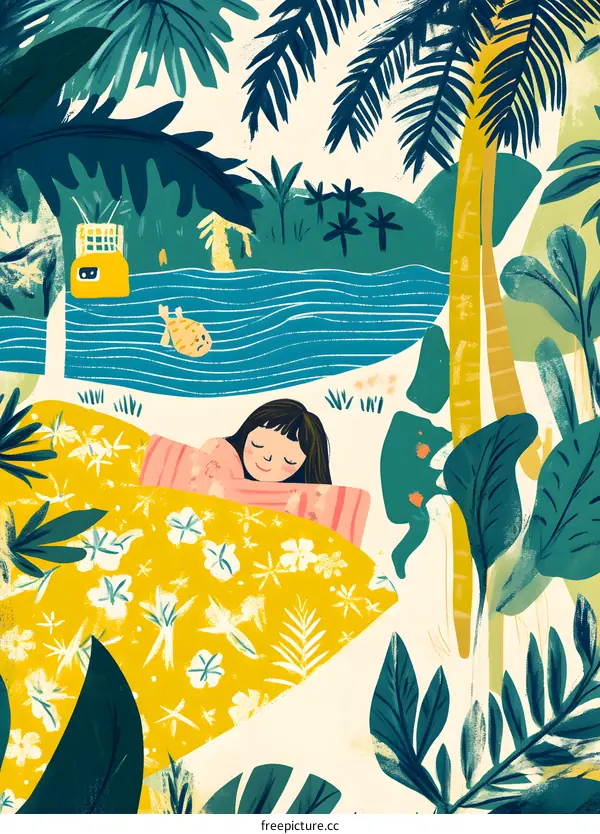 Sleeping in the Tropical Paradise