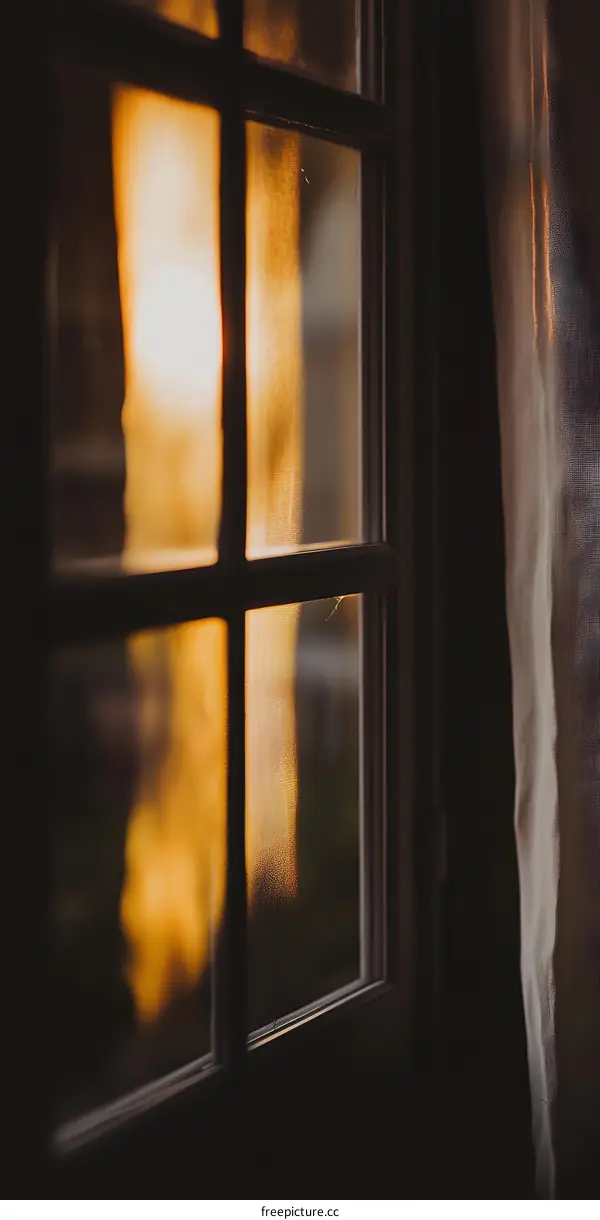 Sunlight Through Window Pane