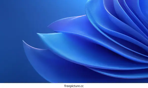 Abstract Blue Geometric Design