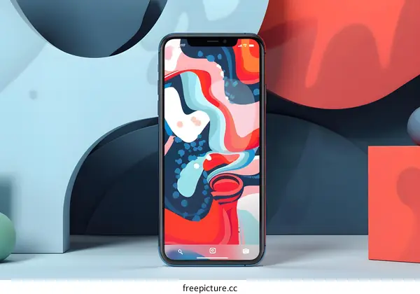 Abstract Phone Wallpaper Design