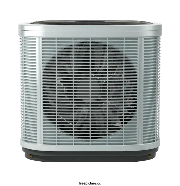 [Transparent Background PNG]Modern Air Conditioner Unit Exterior View