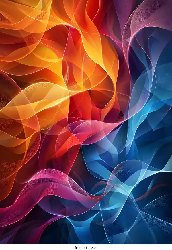 Colorful Wavy Lines