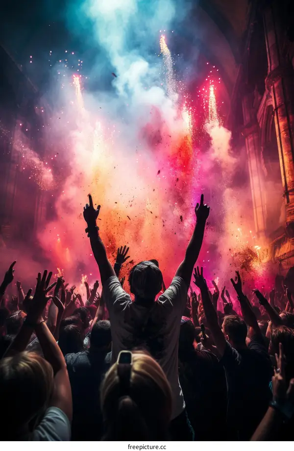 Fireworks at a Concert