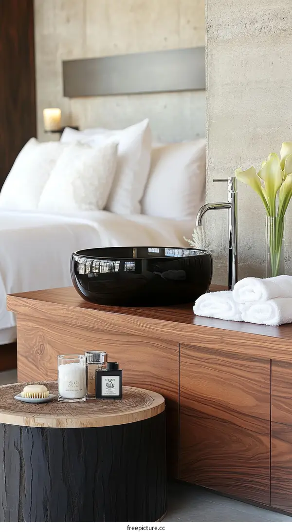 Modern Luxury Bedroom Bathroom Interior Design