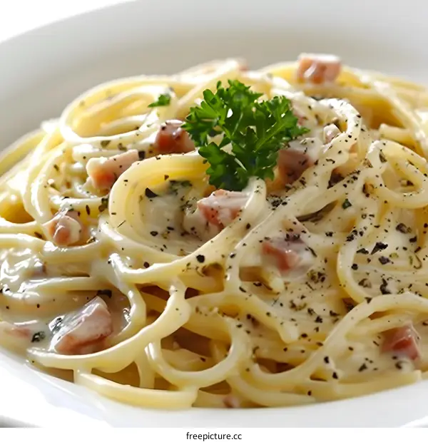 Creamy Carbonara Pasta Dish