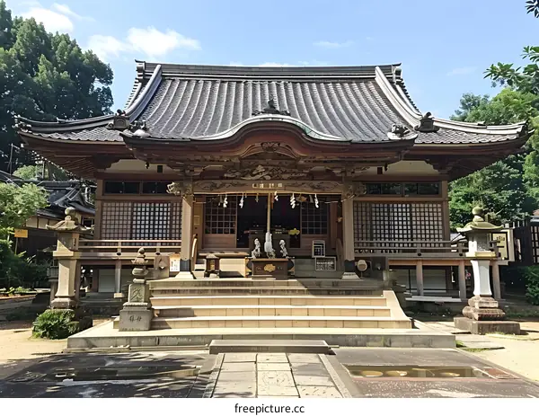 Japanese traditional shrine