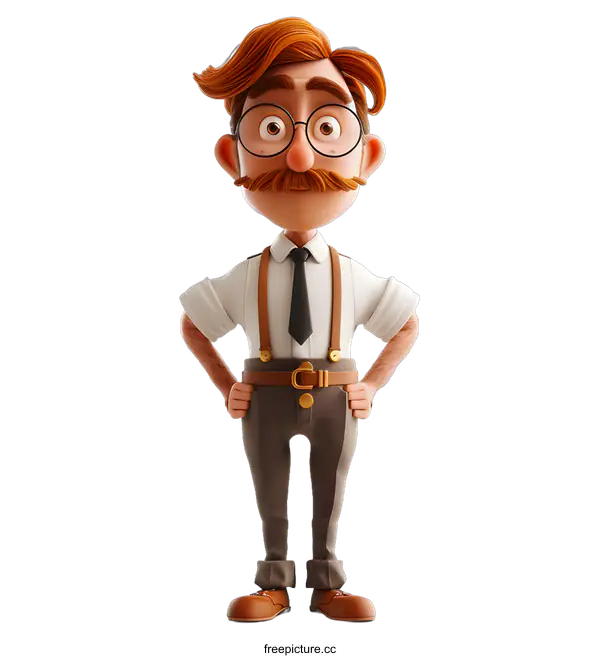 [Transparent Background PNG]3d cartoon character