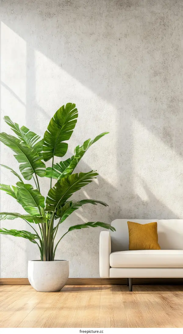 Modern Interior Design with Greenery