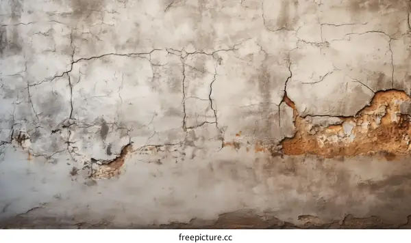 Cracked Weathered Wall